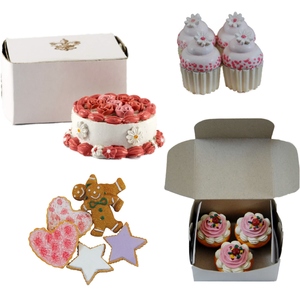 The Queen's Treasures American Bakery Collection Party Set of Cookies, Mini Cupcakes, Muffins, and a Party Cake, Fits 18 Inch Girl Dolls