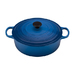 Signature Enameled Cast Iron 6.75 Qt Round Wide French Oven Marseille