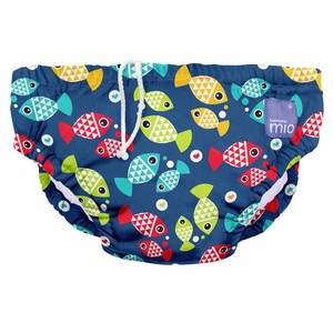 Bambino Mio Reusable Swim Diaper, Aquarium, Extra Large (2+ Years)