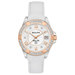 Ladies Marine Star White Leather Diamond Watch