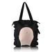 Obersee Innsbruck Diaper Bag Tote with Detachable Cooler - Black/ Bubble Gum