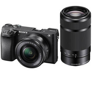 Alpha a6300 Mirrorless Digital Camera with 16-50mm and 55-210mm Lenses Kit