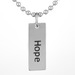 West Coast Jewelry Stainless Steel 'Hope' Inspiration Pendant