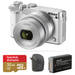 1 J5 Mirrorless Digital Camera with 10-30mm Lens and Accessories Kit (White)