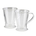 2pc Insulated 10oz Coffee Mugs Clear