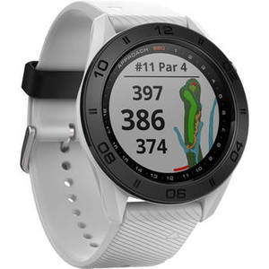 Approach S60 Golf Watch (White with White Band)