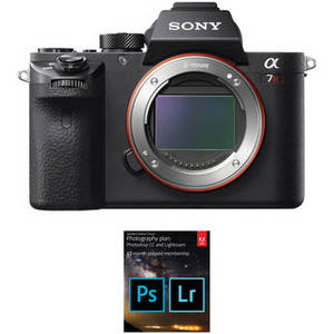 Alpha a7R II Mirrorless Digital Camera with Adobe Creative Cloud 12-Month Subscription Kit