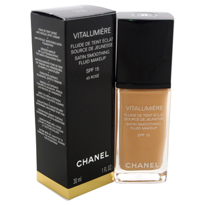 Chanel Vitalumiere Fluide Makeup SPF 15 - # 45 Rose by for Women - 1 oz Makeup