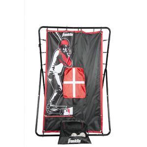 Franklin Sports MLB 55" 2-in-1 Switch Hitter Return Trainer