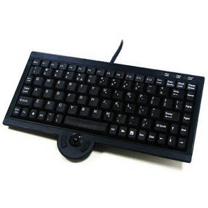 Mini USB Keyboard with Optical Trackball