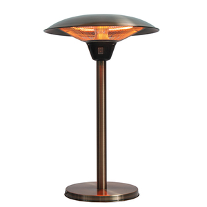 Cimarron Brushed Copper Colored Table Top Patio Heater