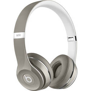 Solo2 Wired On-Ear Headphones (Luxe Edition, Silver)