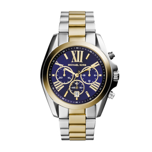 Womens Bradshaw Two-Tone Watch Blue Dial