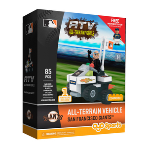OYO Sports MLB All-Terrain Vehicle with Super Fan San Francisco Giants Building Set
