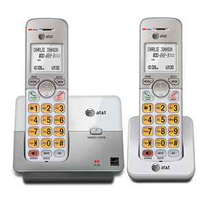2-Handset Cordless Phone w/ Speakerphone