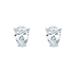 New York City Diamond District 14K White Gold 1/2 cttw Pear Shape Diamond Stud Earrings