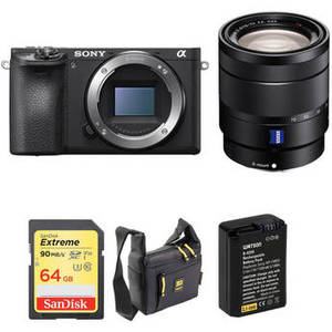 Alpha a6500 Mirrorless Digital Camera with 16-70mm Lens and Free Accessory Kit
