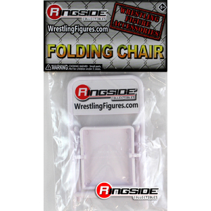 WWE Folding Chair (White) - Ringside Exclusive Toy Wrestling Action Figure Accessory