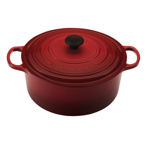 Enameled Cast Iron 7-1/4 Qt. Round French Oven Cherry