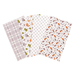 Trend Lab Wild Bunch 4 Pack Flannel Burp Cloth Set