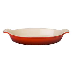 1.7 Qt Heritage Stoneware Au Gratin Dish Cherry