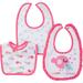 Gerber Infant Girls' 3-Pack Bibs - Love Mommy
