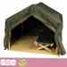 The Queen's Treasures Gombe Rainforest Tent & Cot Set for 18" Doll Girl